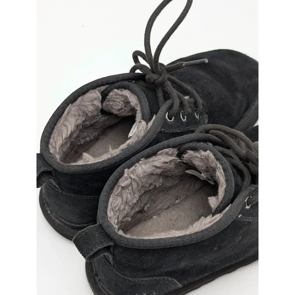 UGG NEUMEL SUEDE BOOTS BLACK US 7 /UK